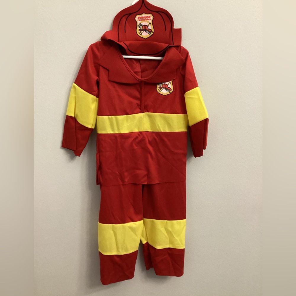 Toddler fireman costume